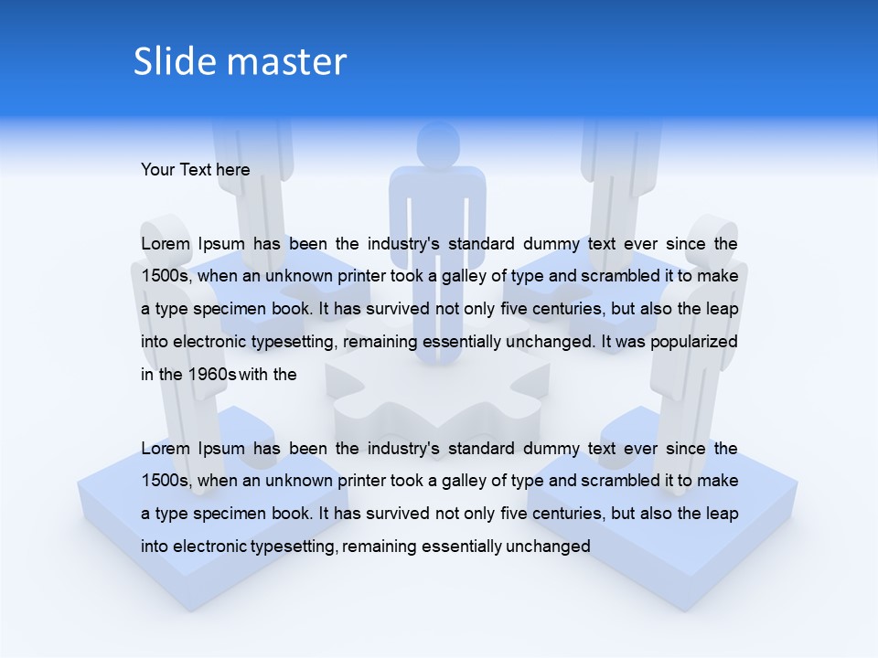 Concept Puzzle Organized PowerPoint Template