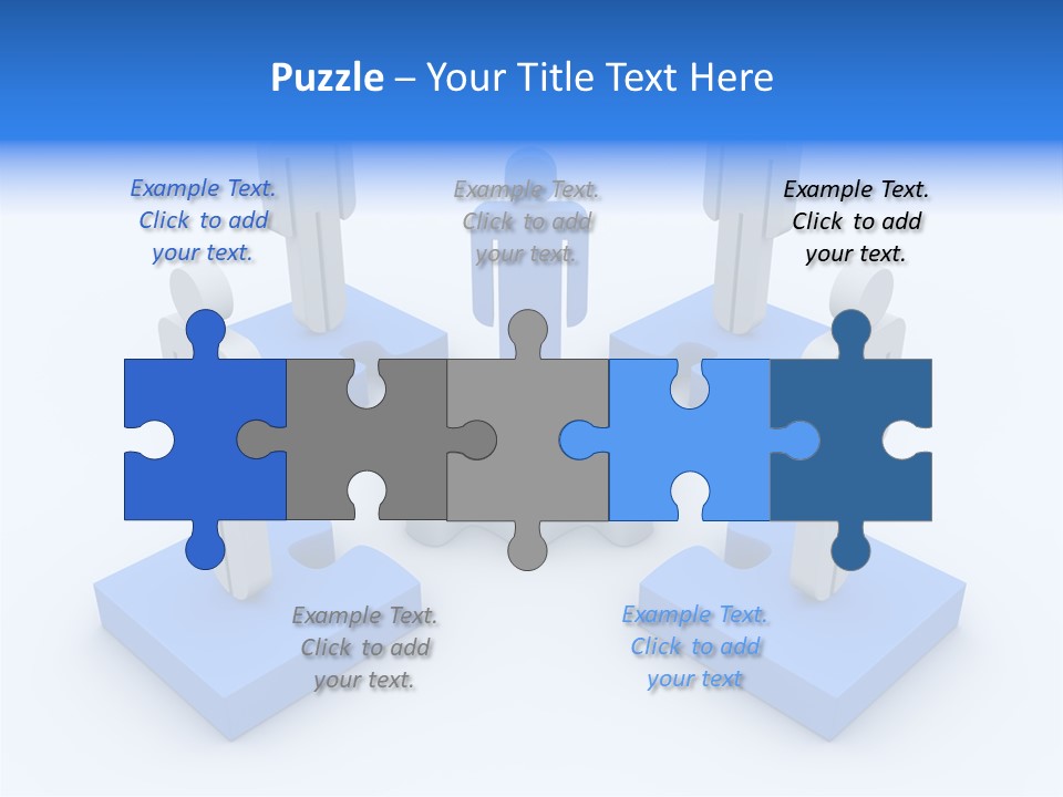 Concept Puzzle Organized PowerPoint Template