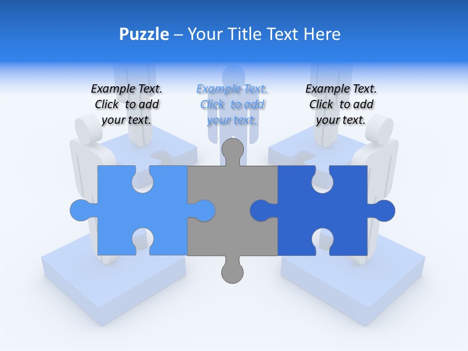 Concept Puzzle Organized PowerPoint Template