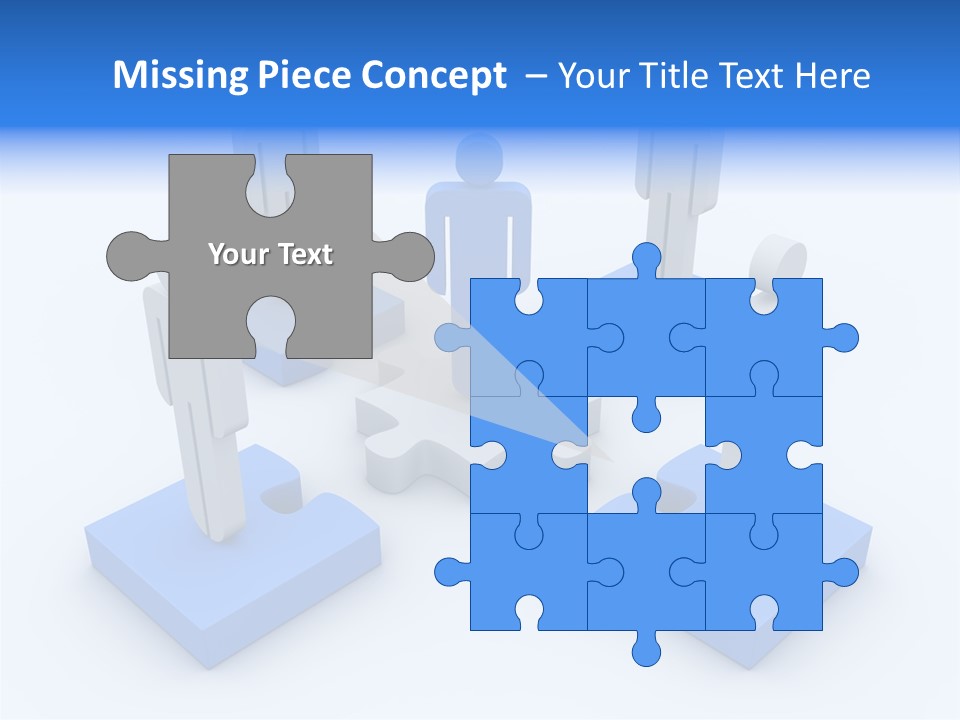 Concept Puzzle Organized PowerPoint Template