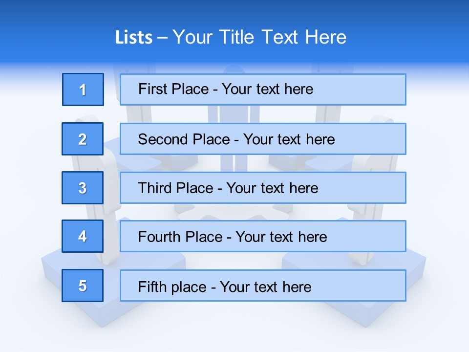 Concept Puzzle Organized PowerPoint Template