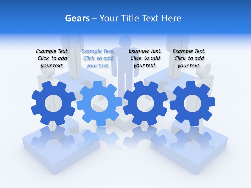 Concept Puzzle Organized PowerPoint Template