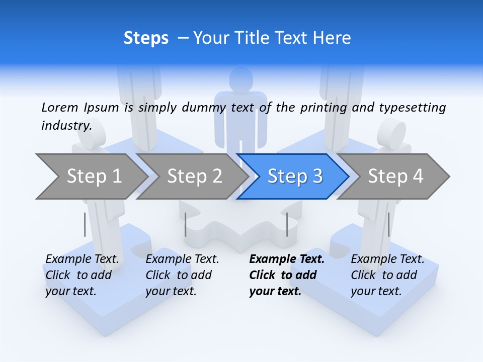 Concept Puzzle Organized PowerPoint Template