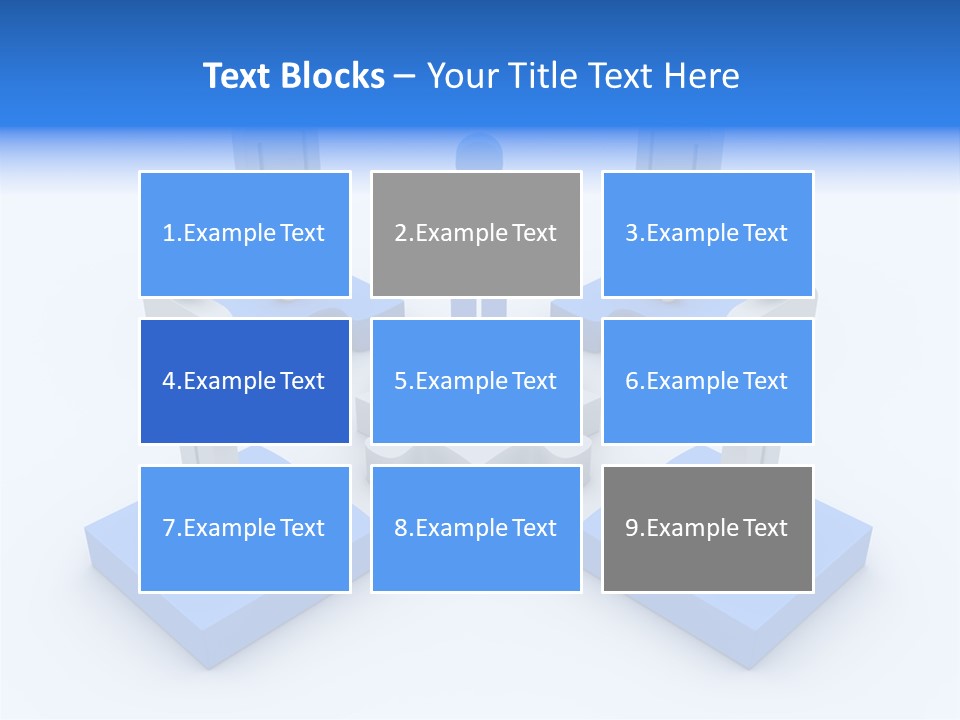 Concept Puzzle Organized PowerPoint Template