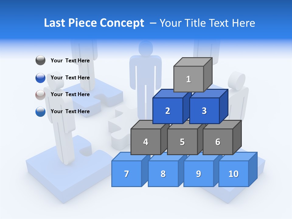 Concept Puzzle Organized PowerPoint Template