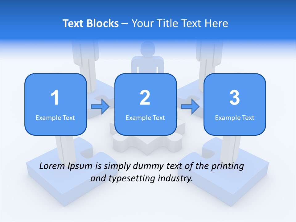 Concept Puzzle Organized PowerPoint Template
