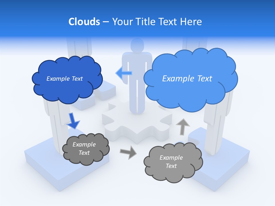 Concept Puzzle Organized PowerPoint Template