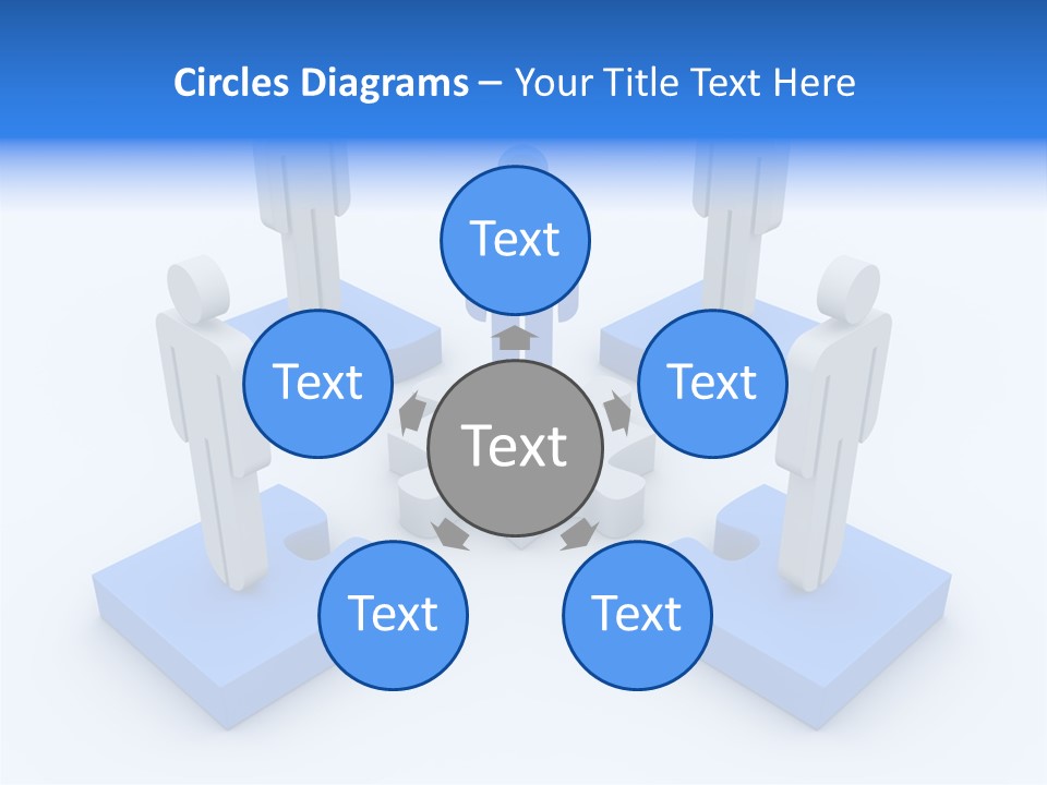 Concept Puzzle Organized PowerPoint Template