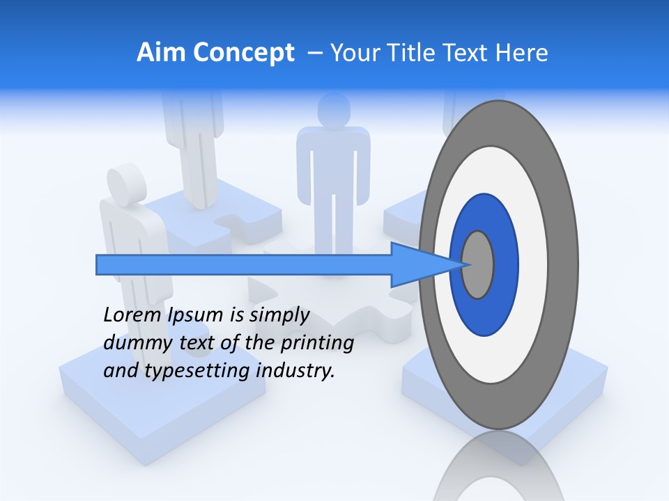 Concept Puzzle Organized PowerPoint Template