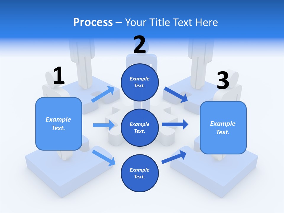Concept Puzzle Organized PowerPoint Template