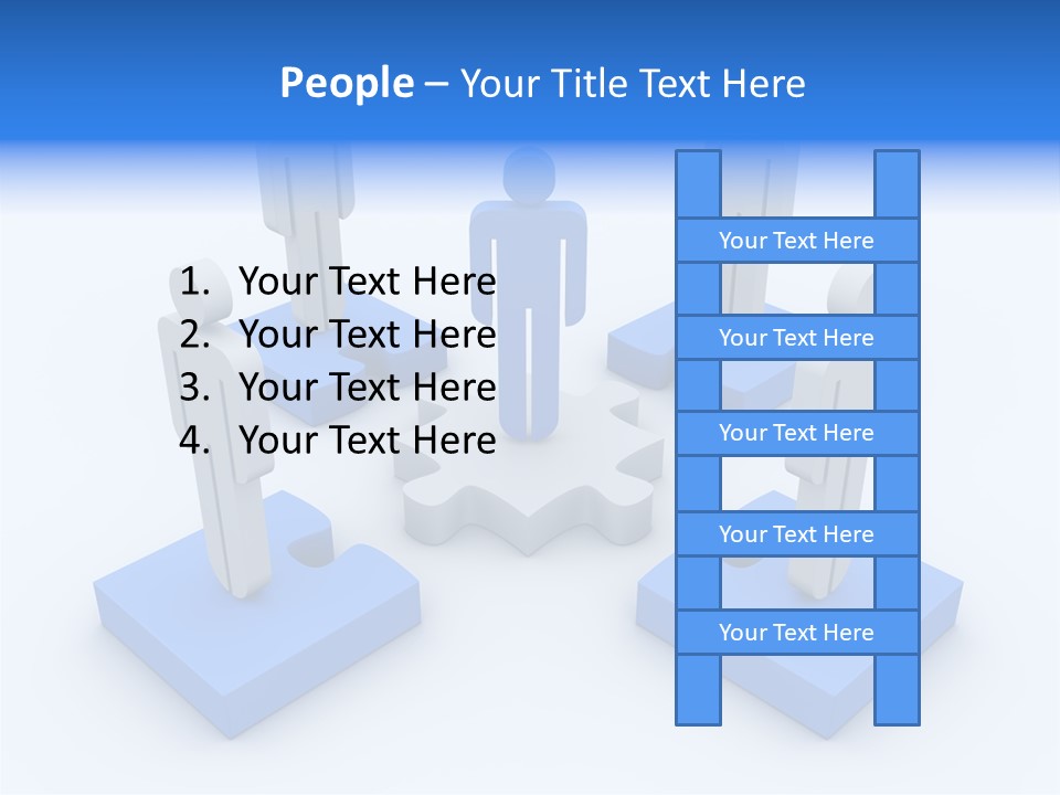 Concept Puzzle Organized PowerPoint Template