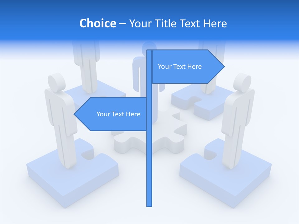 Concept Puzzle Organized PowerPoint Template