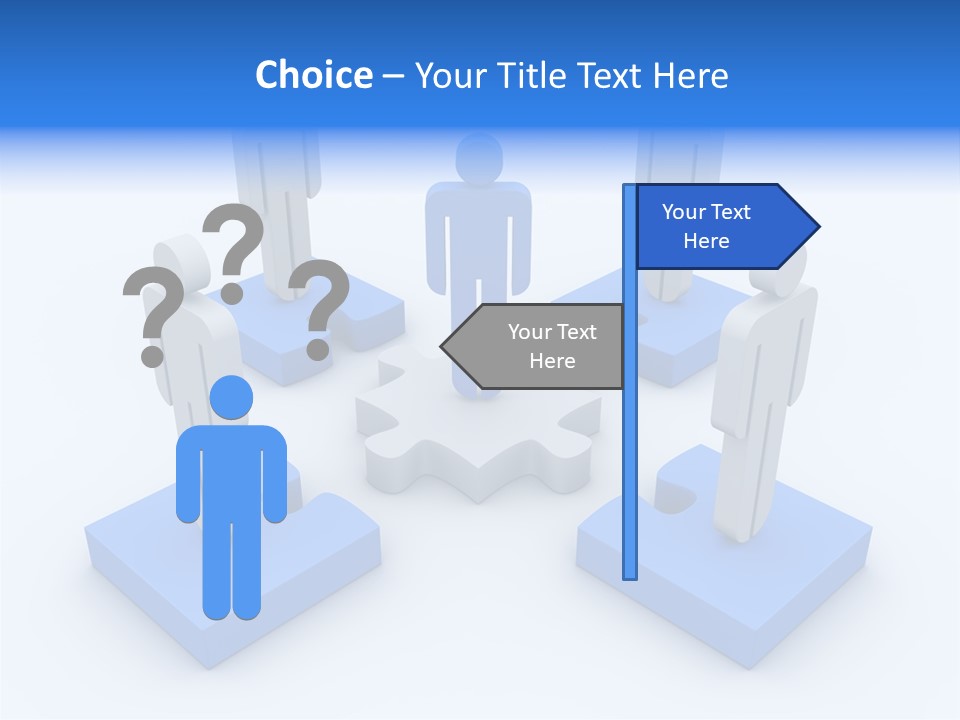 Concept Puzzle Organized PowerPoint Template