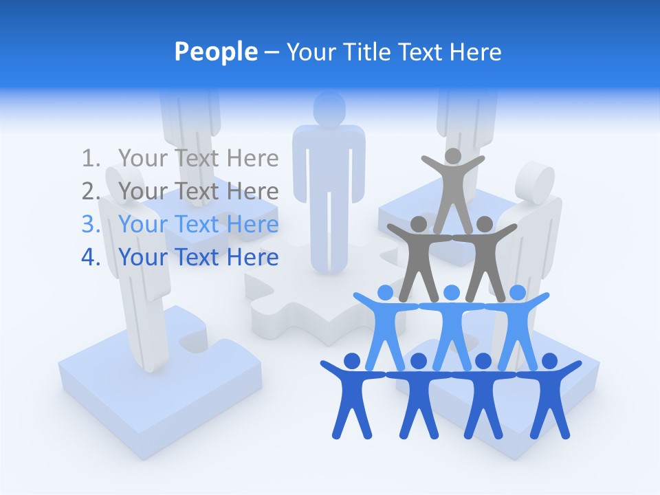 Concept Puzzle Organized PowerPoint Template
