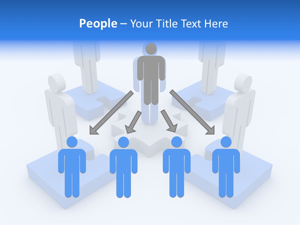 Concept Puzzle Organized PowerPoint Template