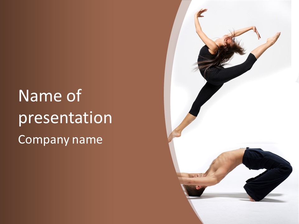 Dance Cool Exercise PowerPoint Template