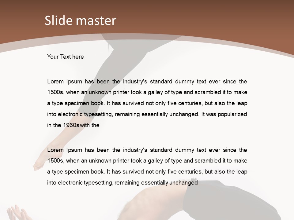 Dance Cool Exercise PowerPoint Template