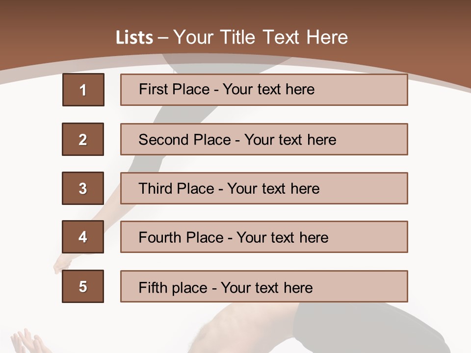 Dance Cool Exercise PowerPoint Template