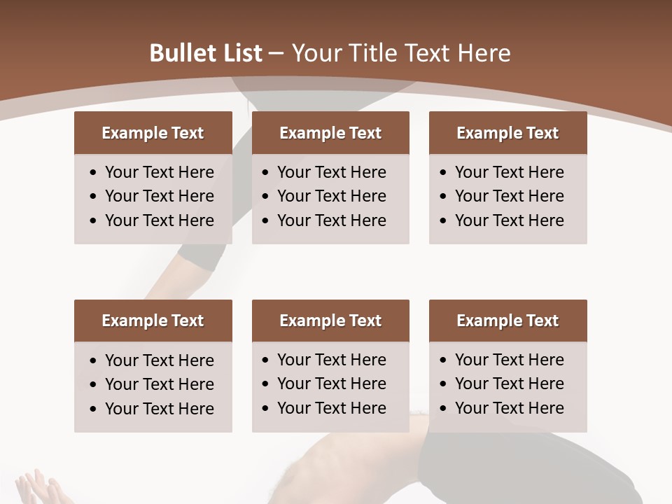 Dance Cool Exercise PowerPoint Template