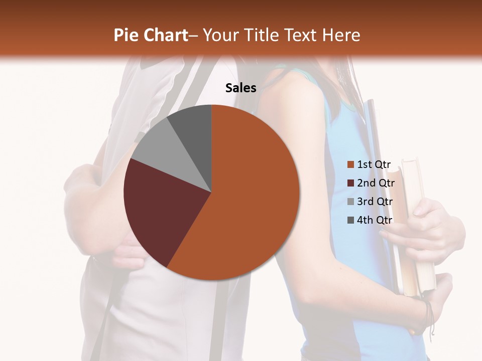 Isolated Caucasian White PowerPoint Template