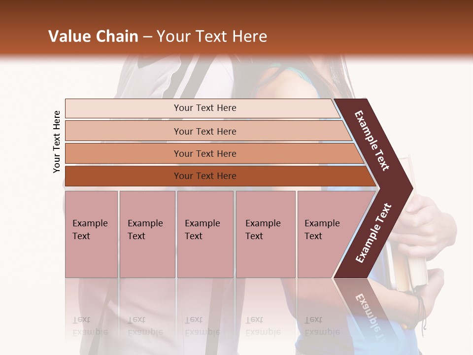 Isolated Caucasian White PowerPoint Template