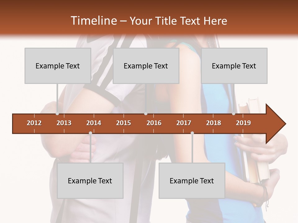 Isolated Caucasian White PowerPoint Template
