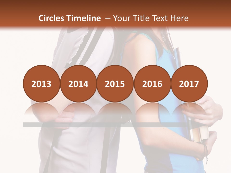 Isolated Caucasian White PowerPoint Template