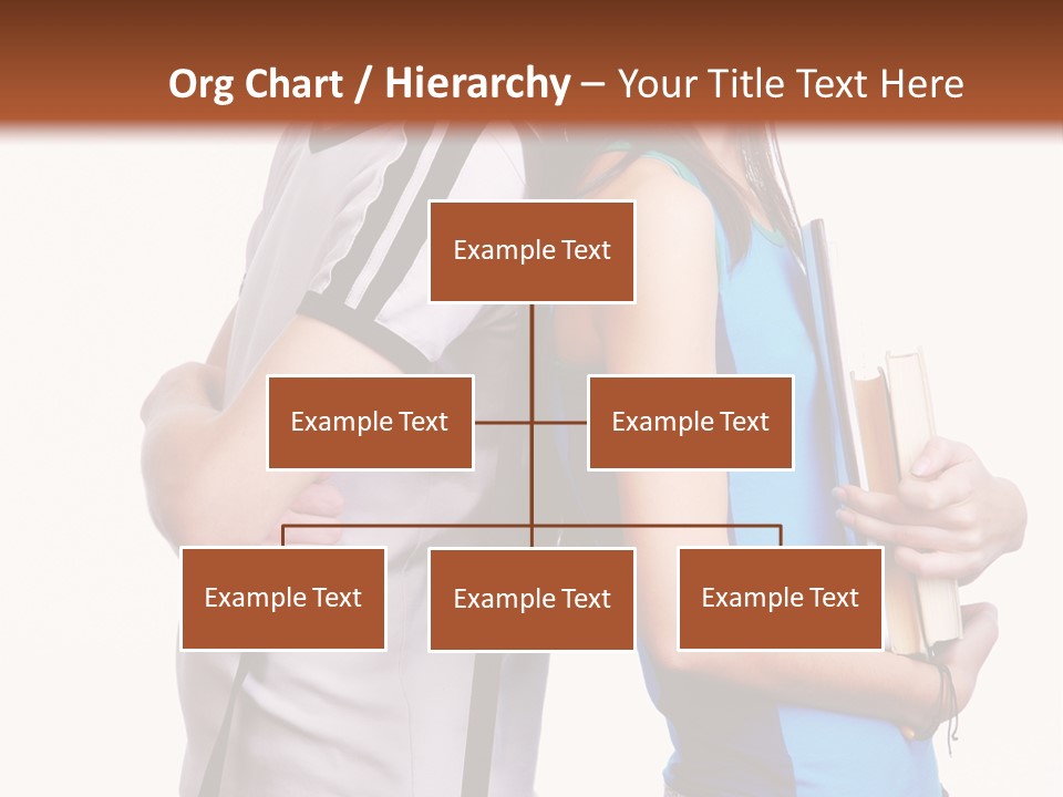 Isolated Caucasian White PowerPoint Template