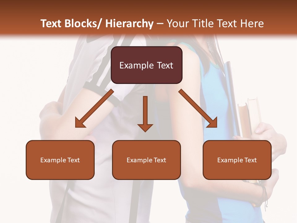 Isolated Caucasian White PowerPoint Template