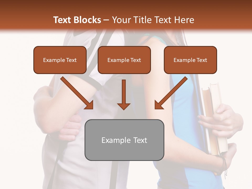 Isolated Caucasian White PowerPoint Template