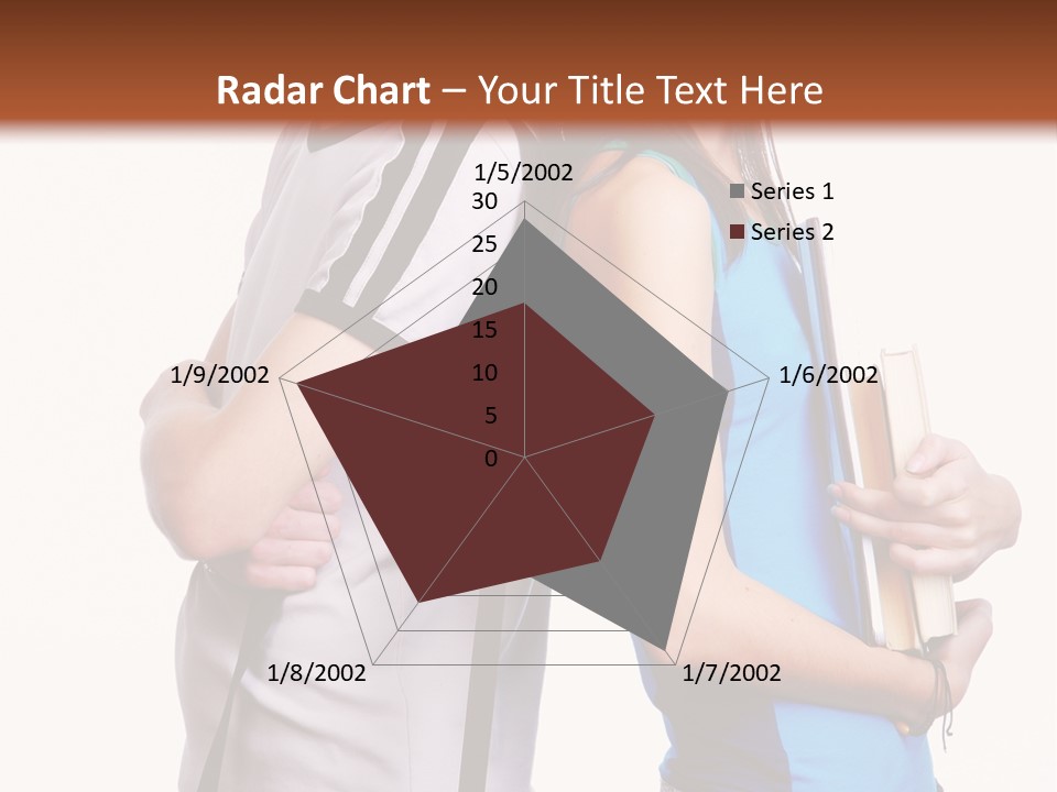 Isolated Caucasian White PowerPoint Template