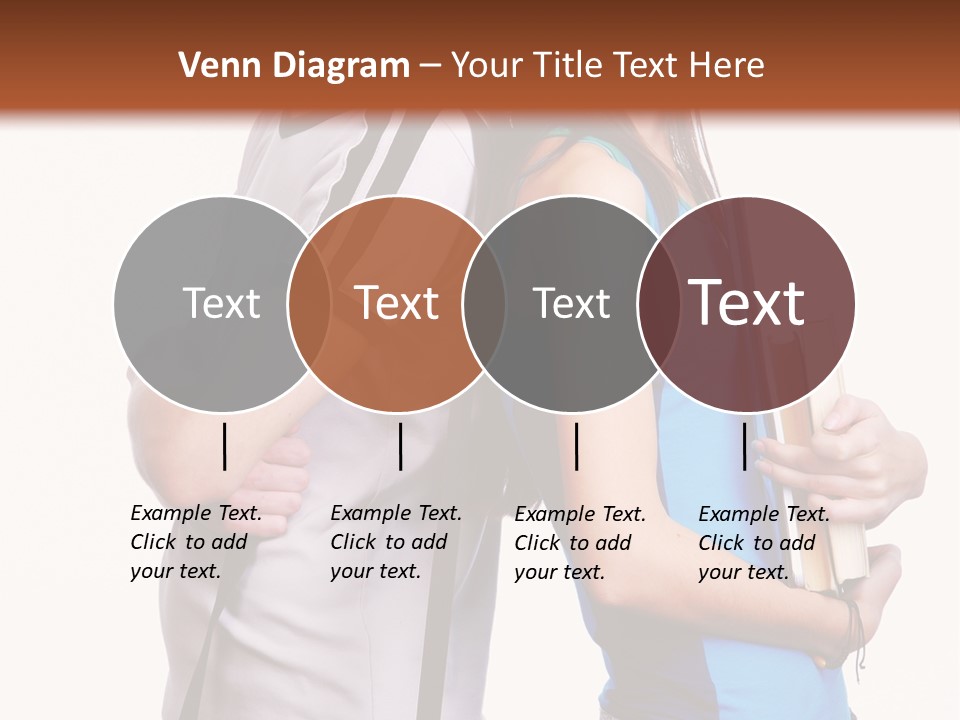 Isolated Caucasian White PowerPoint Template