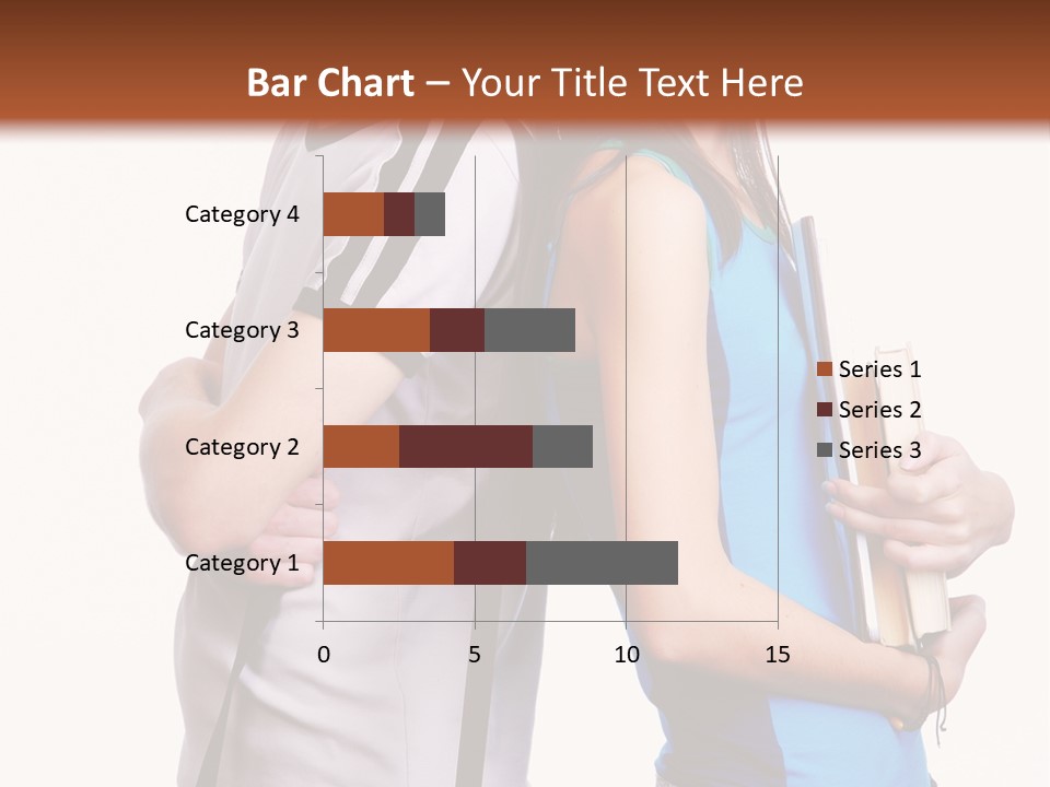 Isolated Caucasian White PowerPoint Template