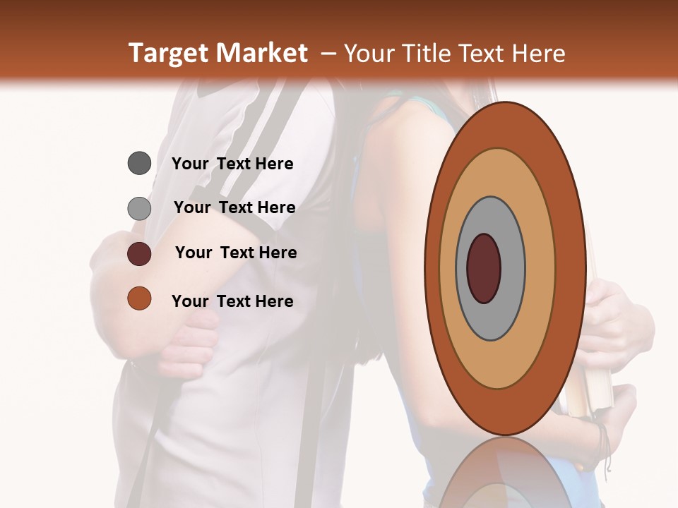 Isolated Caucasian White PowerPoint Template