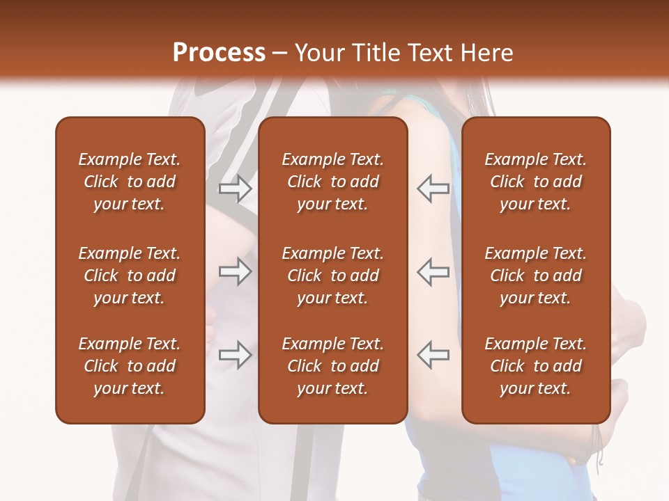 Isolated Caucasian White PowerPoint Template
