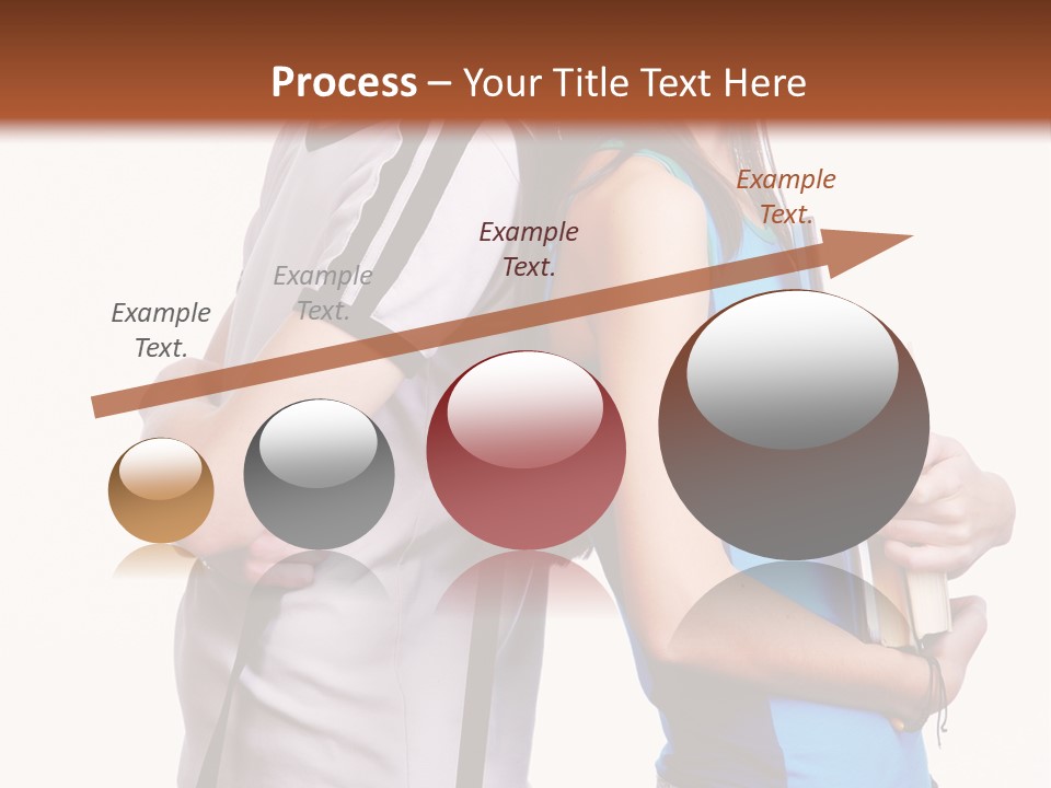 Isolated Caucasian White PowerPoint Template