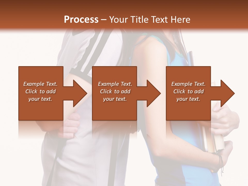 Isolated Caucasian White PowerPoint Template