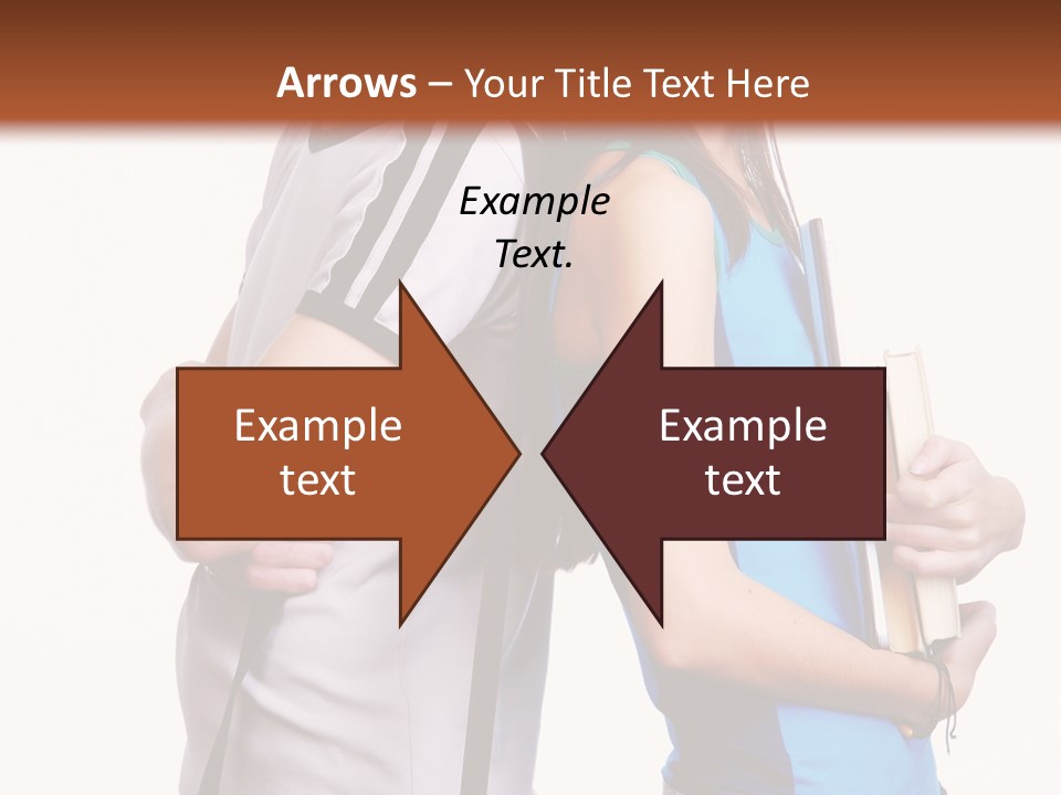 Isolated Caucasian White PowerPoint Template