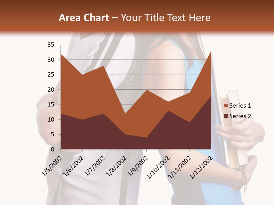 Isolated Caucasian White PowerPoint Template