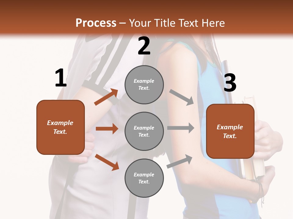 Isolated Caucasian White PowerPoint Template