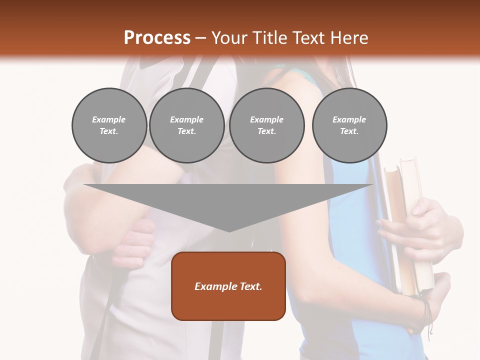 Isolated Caucasian White PowerPoint Template