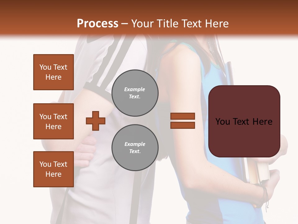 Isolated Caucasian White PowerPoint Template