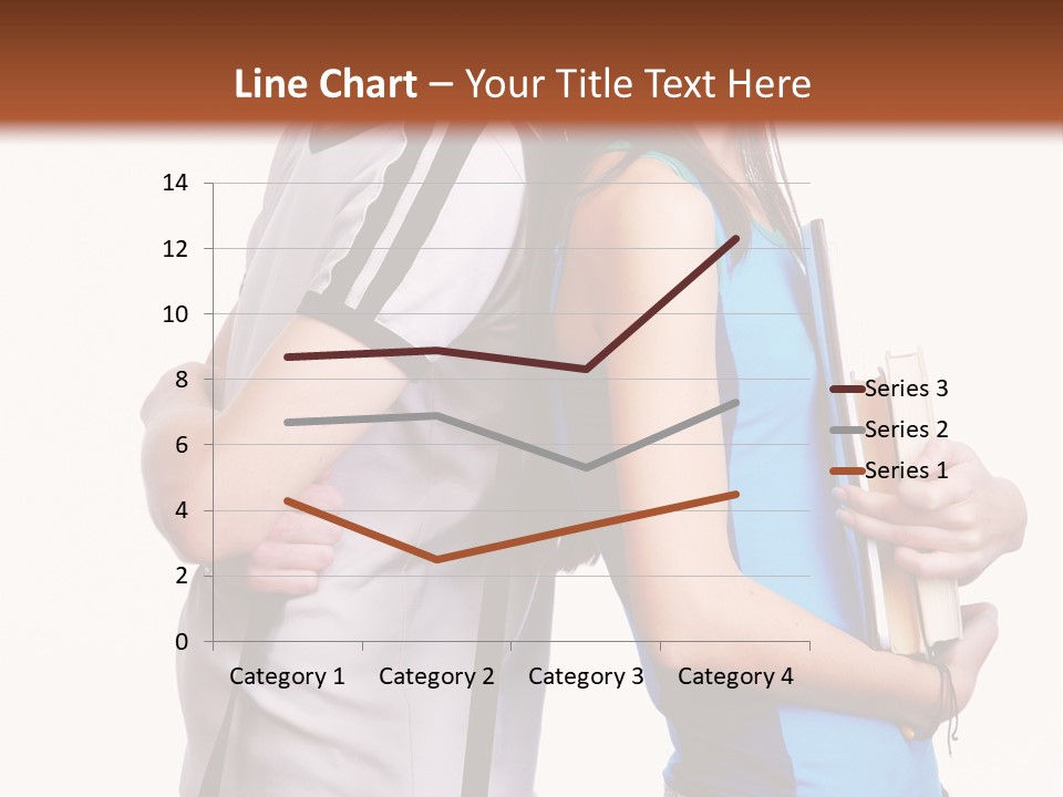 Isolated Caucasian White PowerPoint Template