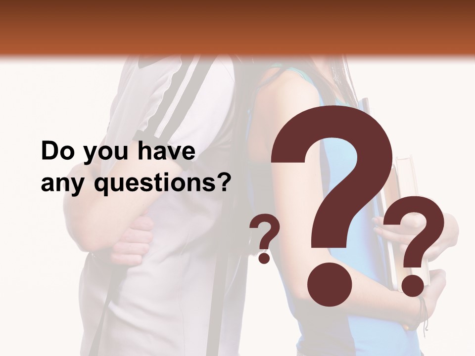 Isolated Caucasian White PowerPoint Template