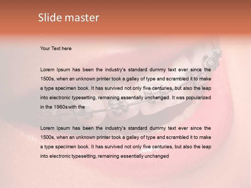 Beauty Correction Apparatus PowerPoint Template