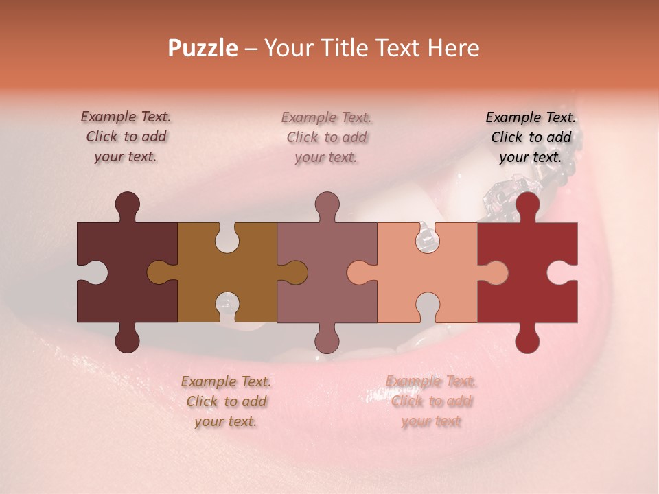 Beauty Correction Apparatus PowerPoint Template