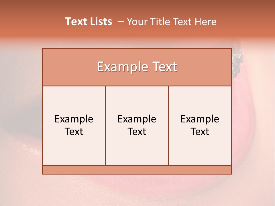 Beauty Correction Apparatus PowerPoint Template