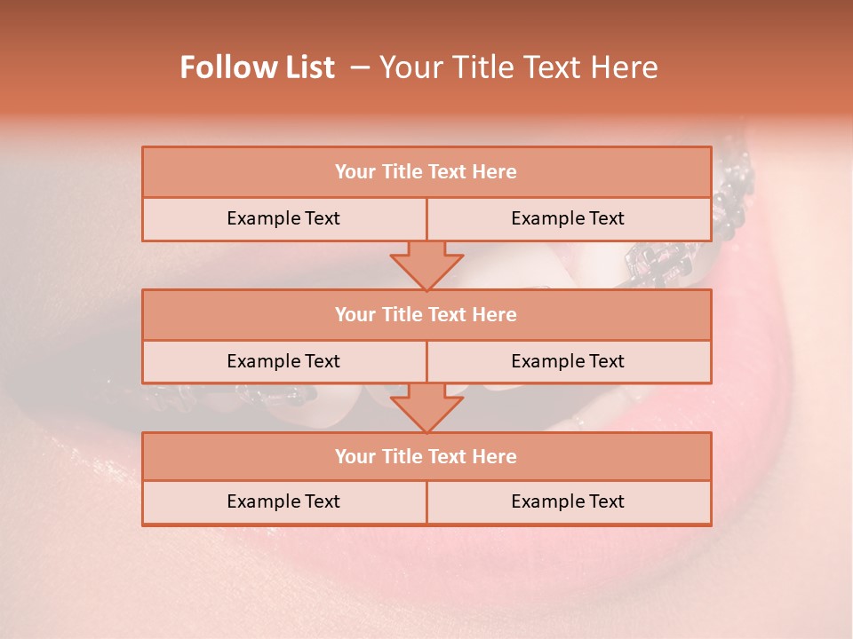 Beauty Correction Apparatus PowerPoint Template