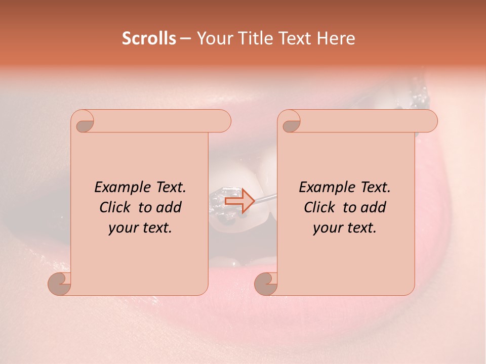 Beauty Correction Apparatus PowerPoint Template
