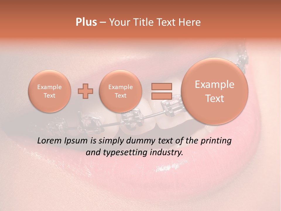 Beauty Correction Apparatus PowerPoint Template